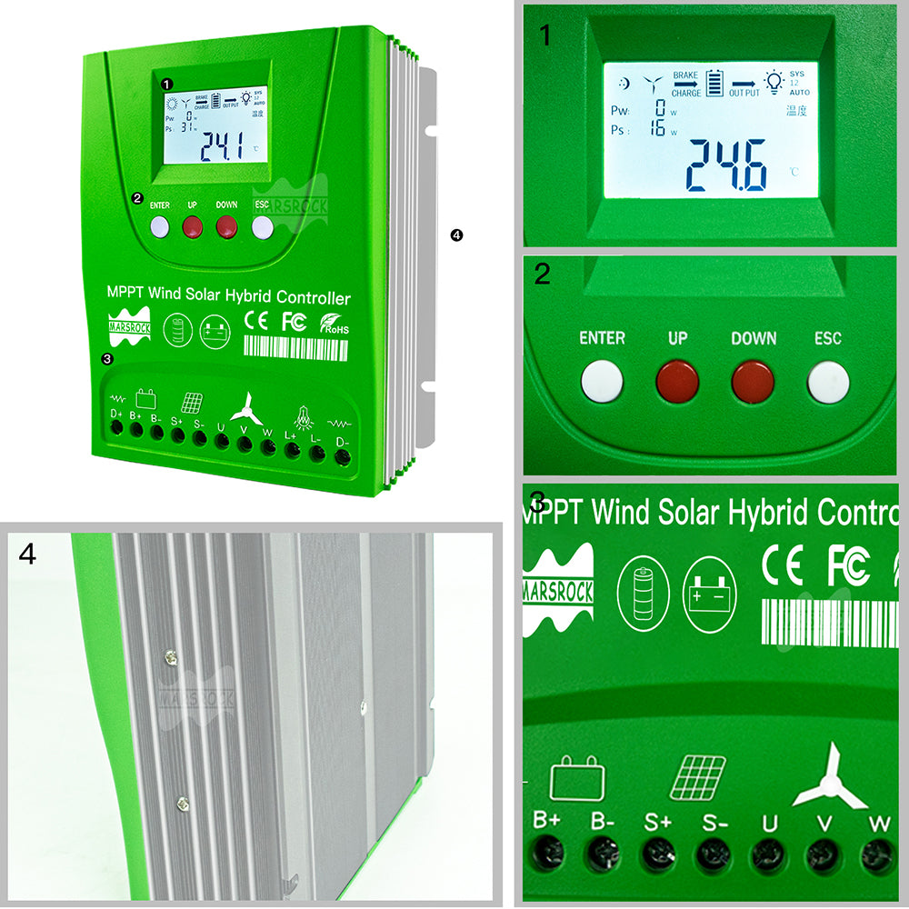 Solar Controller, MPPT Technology, WiFi Connectivity