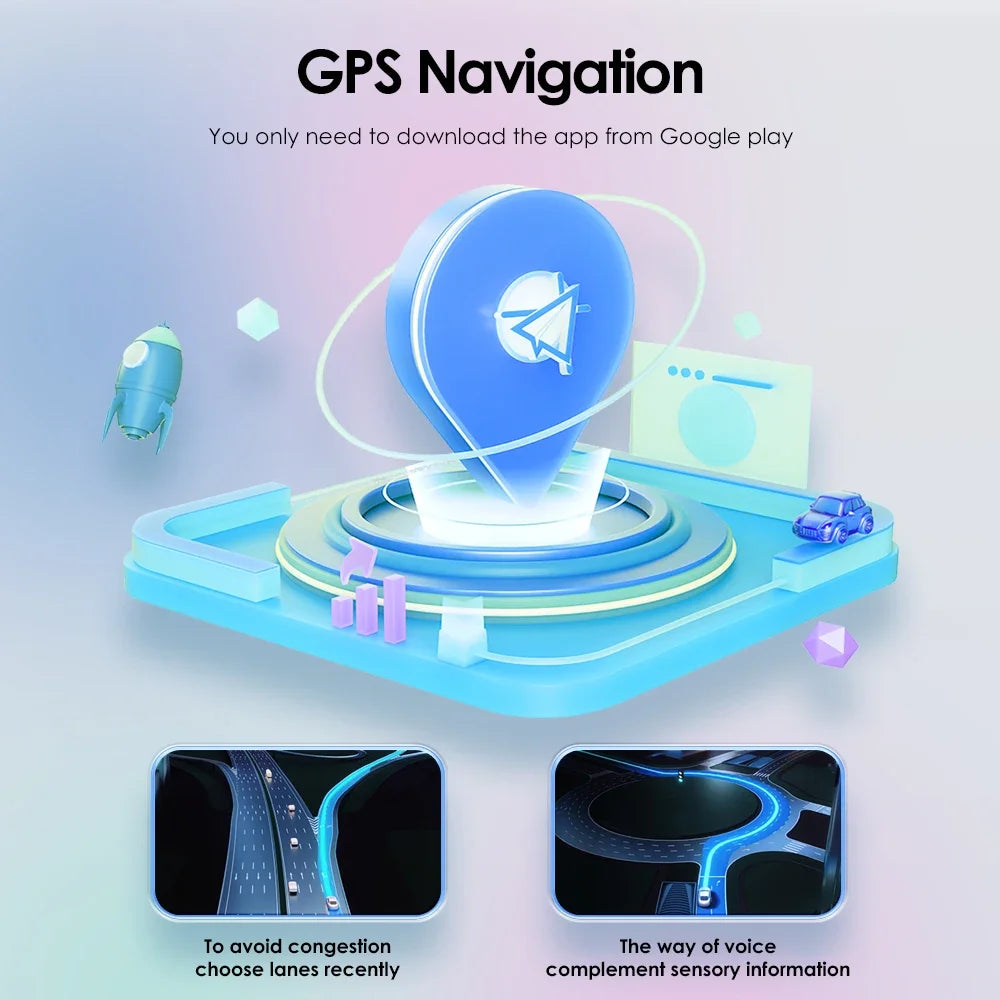 Carplay Android 12, Multimedia-Player, GPS-Navi