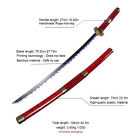 Roronoa Zoro Swords, Handmade, Japanese Anime