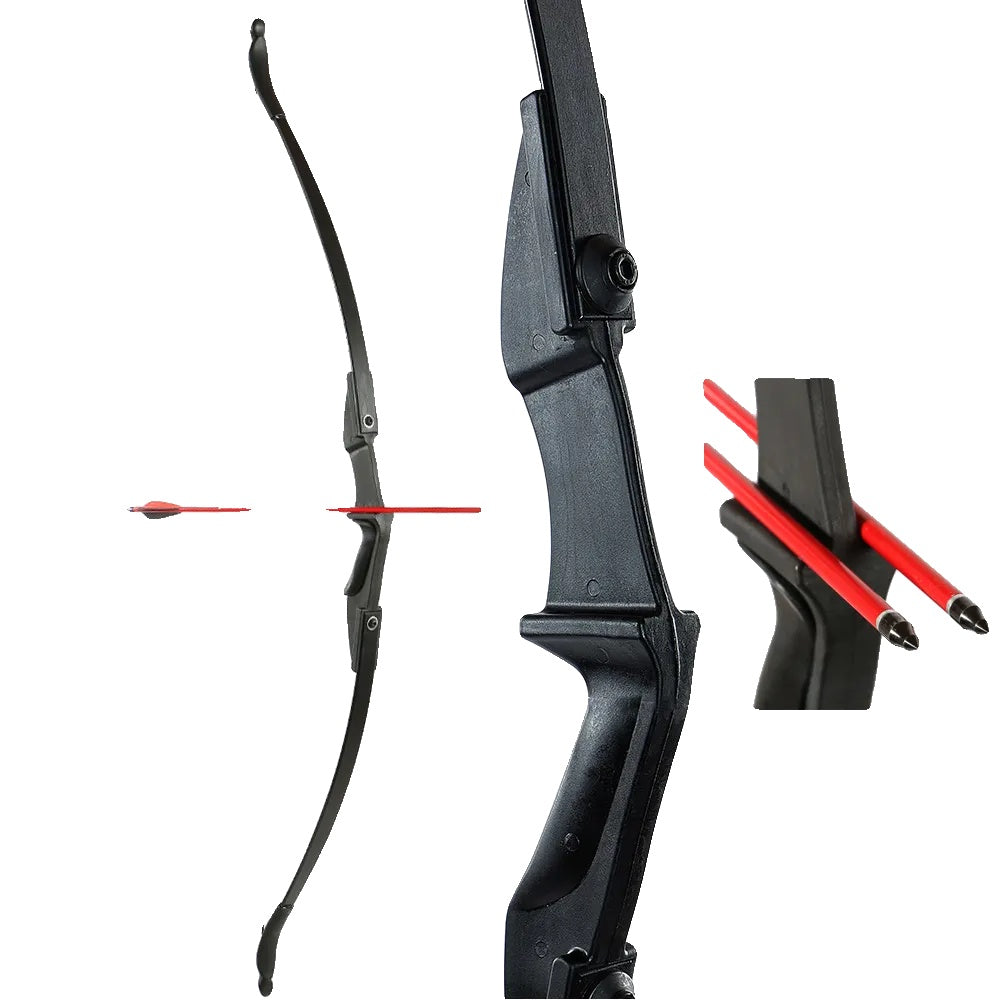 Recurve Bogen und Pfeil Set, für Rechts- und Linkshänder, zum Schießen und für Jagdspiele