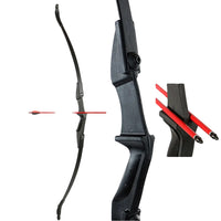 Recurve Bogen und Pfeil Set, für Rechts- und Linkshänder, zum Schießen und für Jagdspiele