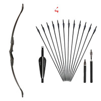 Recurve Bogen und Pfeil Set, für Rechts- und Linkshänder, zum Schießen und für Jagdspiele