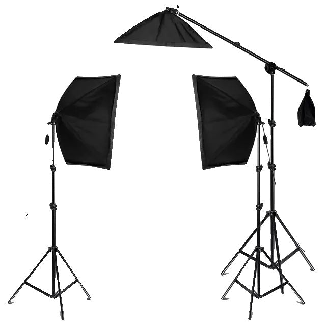 Fotostudio-Softbox-Lampen, LED-Lampe, Stativ