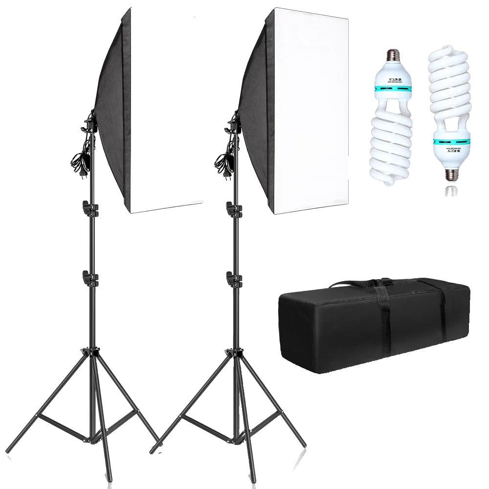 Fotografie-Beleuchtungssets, Softbox-Beleuchtung, professionelles Lichtsystem