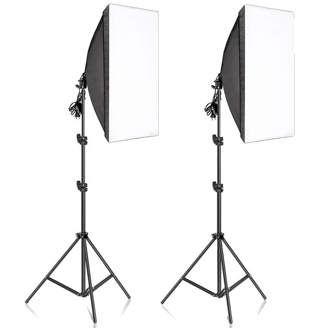 Fotografie Softbox Beleuchtungssets, 50x70CM, Kontinuierliches Lichtsystem