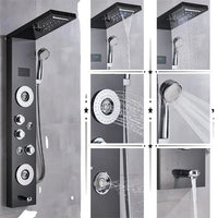 Shower Faucet, LED Temperature Screen, Massage System