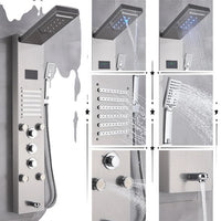 Shower Faucet, LED Temperature Screen, Massage System