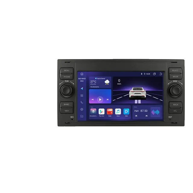 Autoradio Android, Ford Focus S-max C MAX Kuga Galaxy Fiesta Transit Fusion Connect Mondeo Carplay Autoradio Audio AI Voice