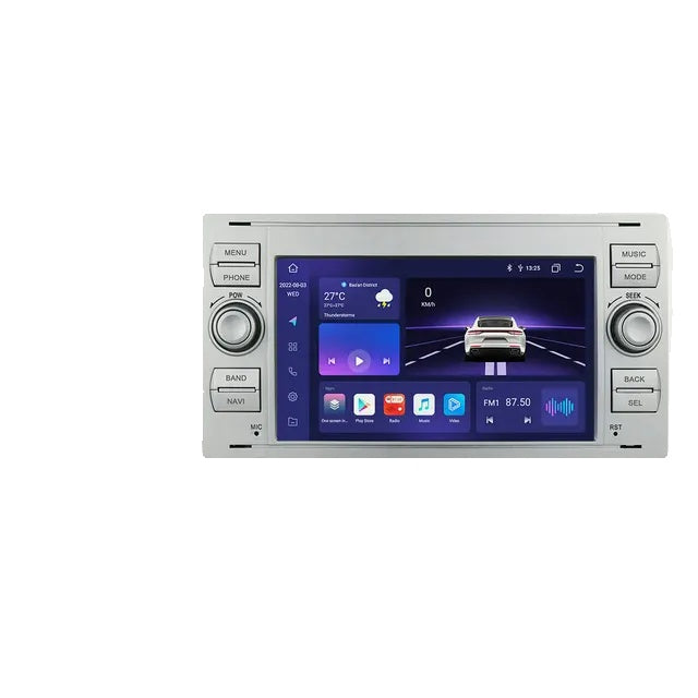 Autoradio Android, Ford Focus S-max C MAX Kuga Galaxy Fiesta Transit Fusion Connect Mondeo Carplay Autoradio Audio AI Voice