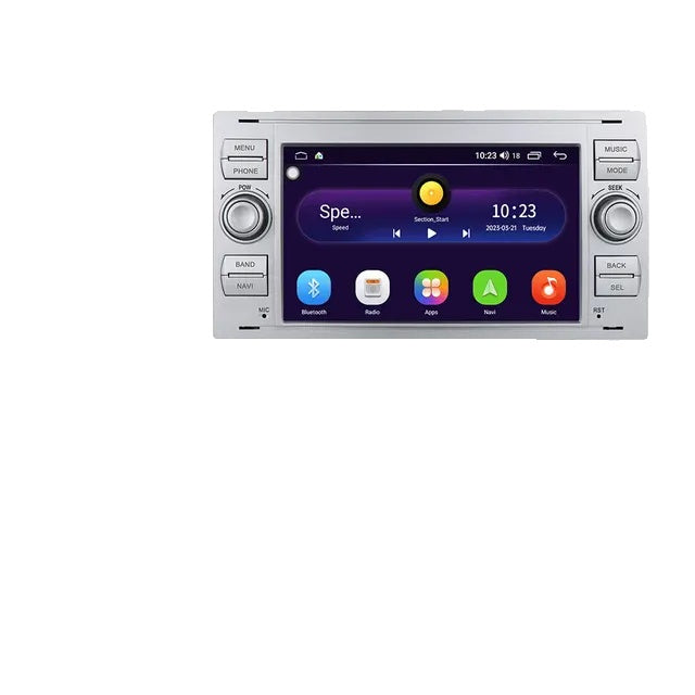 Autoradio Android, Ford Focus S-max C MAX Kuga Galaxy Fiesta Transit Fusion Connect Mondeo Carplay Autoradio Audio AI Voice