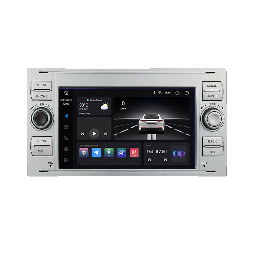 Autoradio Multimedia, Ford Focus 2 Mondeo S-max C MAX Galaxy Fiesta Kuga Transit Fusion Connect, Autoradio Carplay GPS