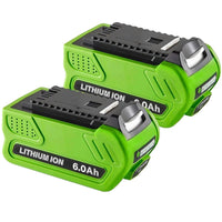 Greenworks 40-V-Akku, 6000 mAh, Li-Ionen-Akku