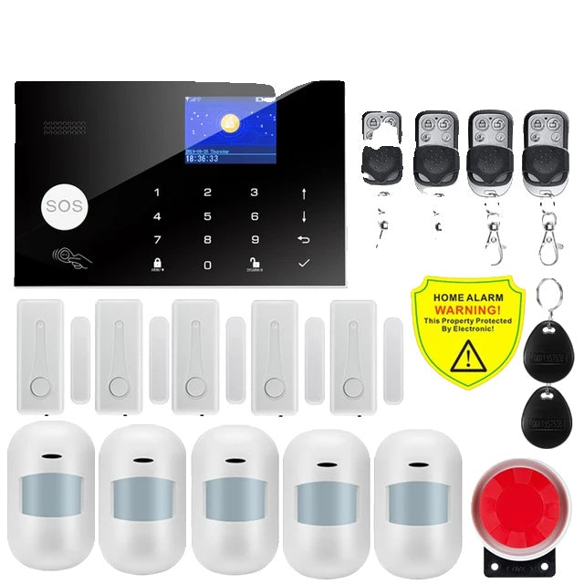 Smart Home Alarm System, Wireless Control, App Integration