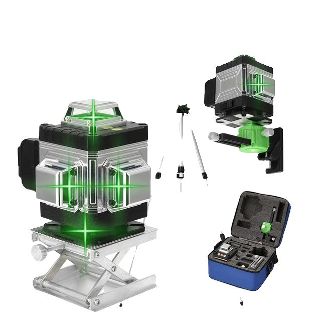 Laser-Nivelliergerät, 16 Linien, USB wiederaufladbar