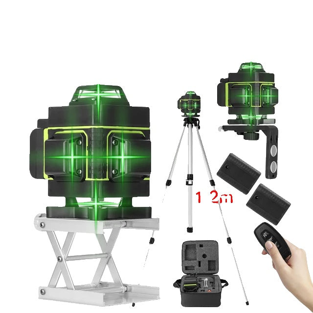 Laser-Nivelliergerät, 16 Linien, USB wiederaufladbar