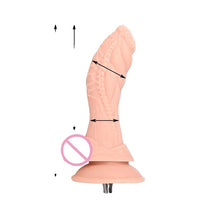 Sex Machine Attachment, VAC-U-Lock, Big Black and Flesh Dildos