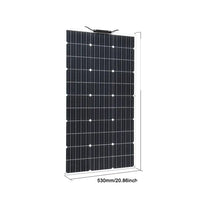 Flexible Solarpanel, 150W, 18v Ladung