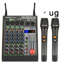 Audiomischer, drahtloses UHF-Mikrofon, USB-Bluetooth