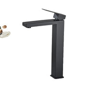 Bathroom Basin Faucet, Matte Black, Deck Mount