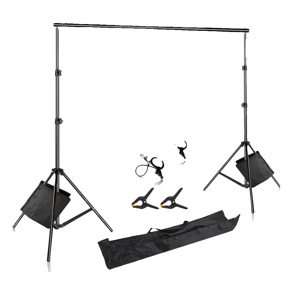 Photography Backdrop Stand, Adjustable Tripod, Chromakey Green Screen Frame Support System