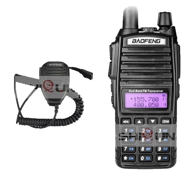 Baofeng UV-82 Walkie Talkie, 8W Power Output, Dual PTT Feature