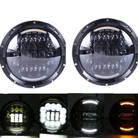 Jeep Wrangler LED Headlights, 7 Inch, Hi/Low Beam