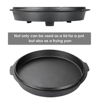 BBQ Dutch Oven, 4.0L Capacity, Cast Iron Construction