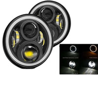 LED-Scheinwerfer, Fern-/Abblendlicht, geeignet für Jeep Wrangler Jk tj Cj Vaz 2121 Lada Niva 4X4.