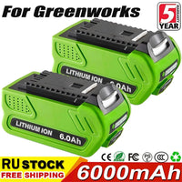 Greenworks 40-V-Akku, 6000 mAh, Li-Ionen-Akku