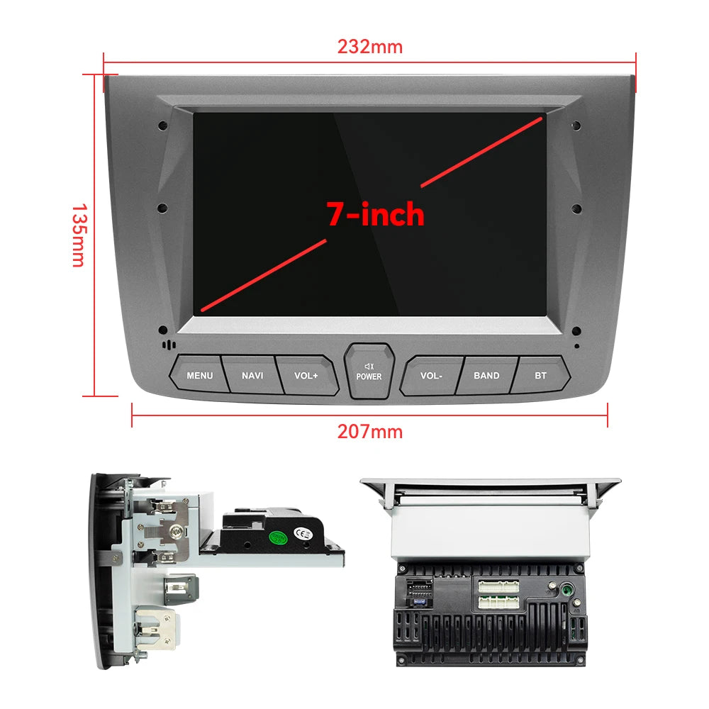 Car Radio Player, Wireless Carplay, GPS Navigation