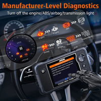 Auto-OBD2-Diagnosetools, ABS-SRS-Airbag-Motorcodeleser, kostenloses Update