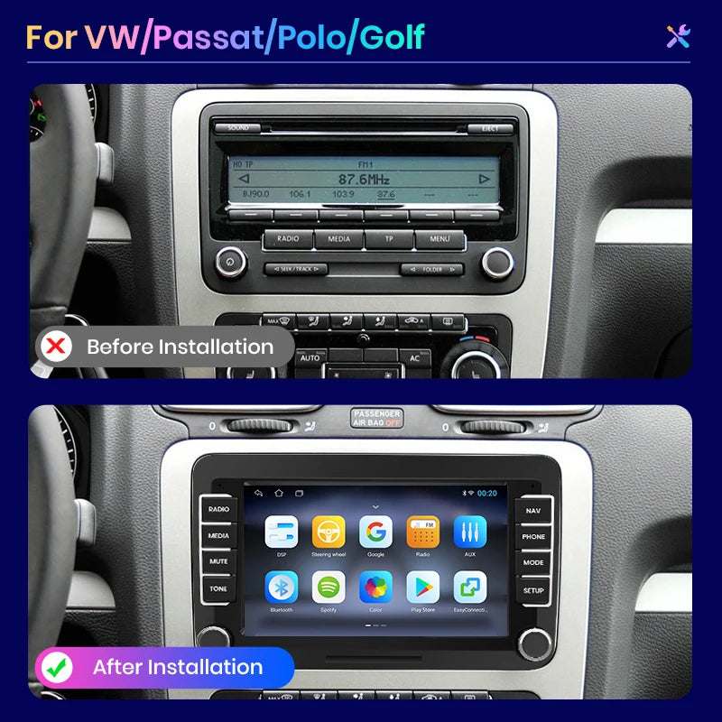 Auto-Radio Multimedia, CarPlay, 2-DIN-Autoradio