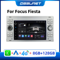 Autoradio Multimedia, Ford Focus 2 Mondeo S-max C MAX Galaxy Fiesta Kuga Transit Fusion Connect, Autoradio Carplay GPS