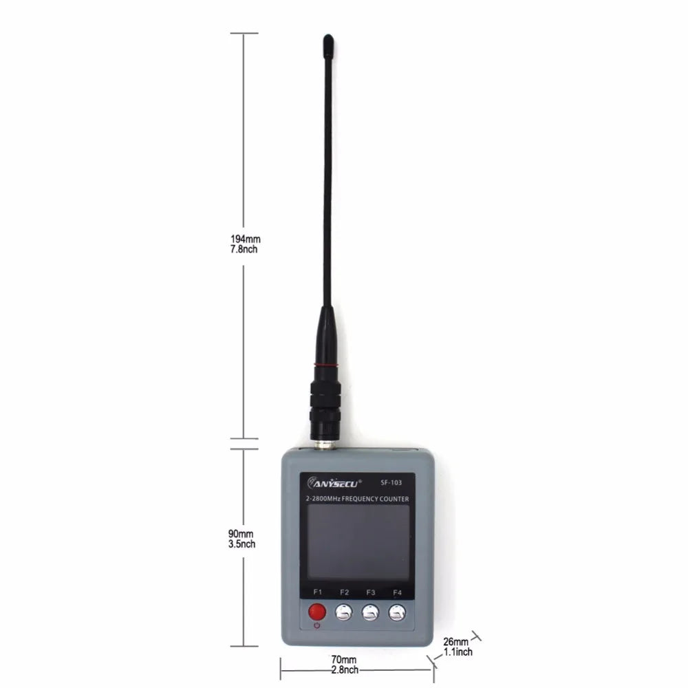 Tragbarer Frequenzzähler, großer Frequenzbereich, DMR Digital Signal Messgerät