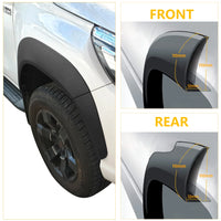 Car Styling Fender Flares, Fits Toyota Hilux Revo, Mudguards Included