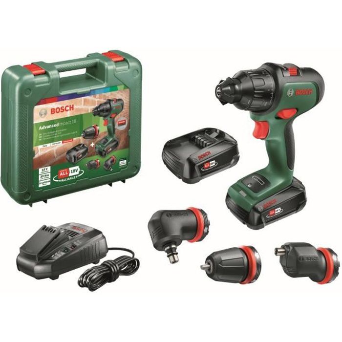 BOSCH klopboor - AdvancedImpact set 18 2 accu's 2,5Ah