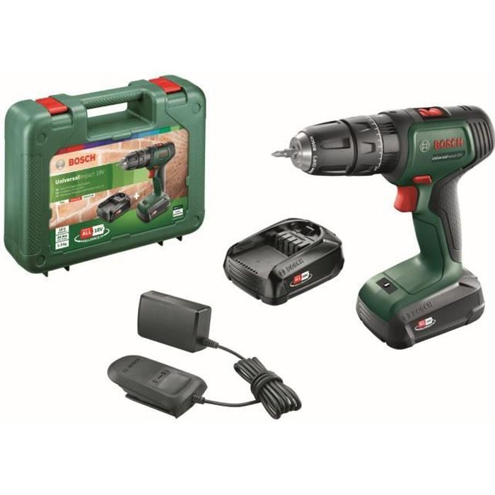 BOSCH Klopfmaschine - UniversalImpact 18 2 Akkus 1,5Ah Koffer