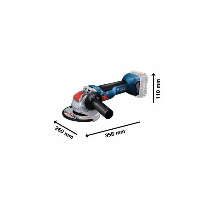 Bosch Professional GWX 18V-10 Solo haakse slijper