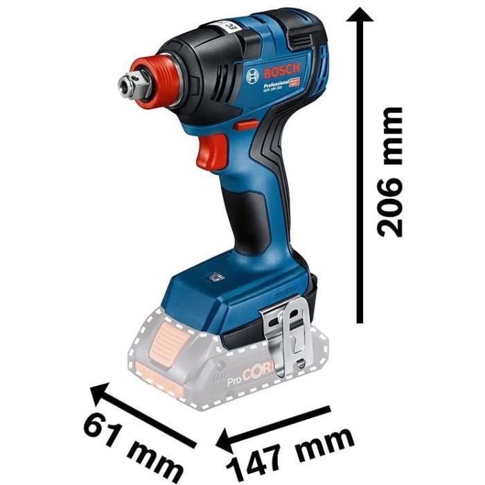 Combo Kits Bosch Professional: GDX 18V schokslagsleutel + GSR 18V boor-schroefmachine