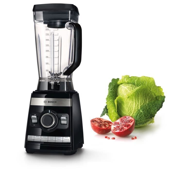 Bosch MMBH6P6B Vita Boost Blender - Zwart/stainless steel