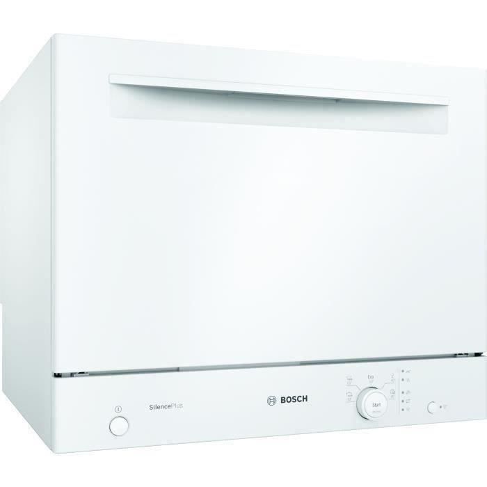 BOSH SKS51E32EU Compact vrijstaande vaatwasser - 6 plaatsinstellingen - 49 dB - A + - 55 cm - Wit - EcoSilence Drive motor