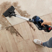 BOSCH BBS611MAT - Draadloze multifunctionele steelstofzuiger - Unlimited I 6 serie - Geïntegreerde handstofzuiger - 2 snelheden - Blauw