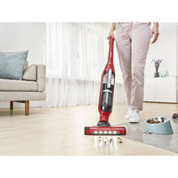 BOSCH BBH3ZOO28 Flexxo Zoo'o 2in1 draadloze en multifunctionele stofzuiger - 2 snelheden - 28 V - 55 minuten looptijd - Rood