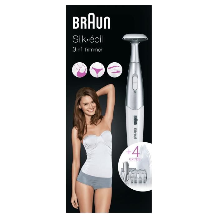 Braun Bikini 3 in 1 FG1100 mower - White