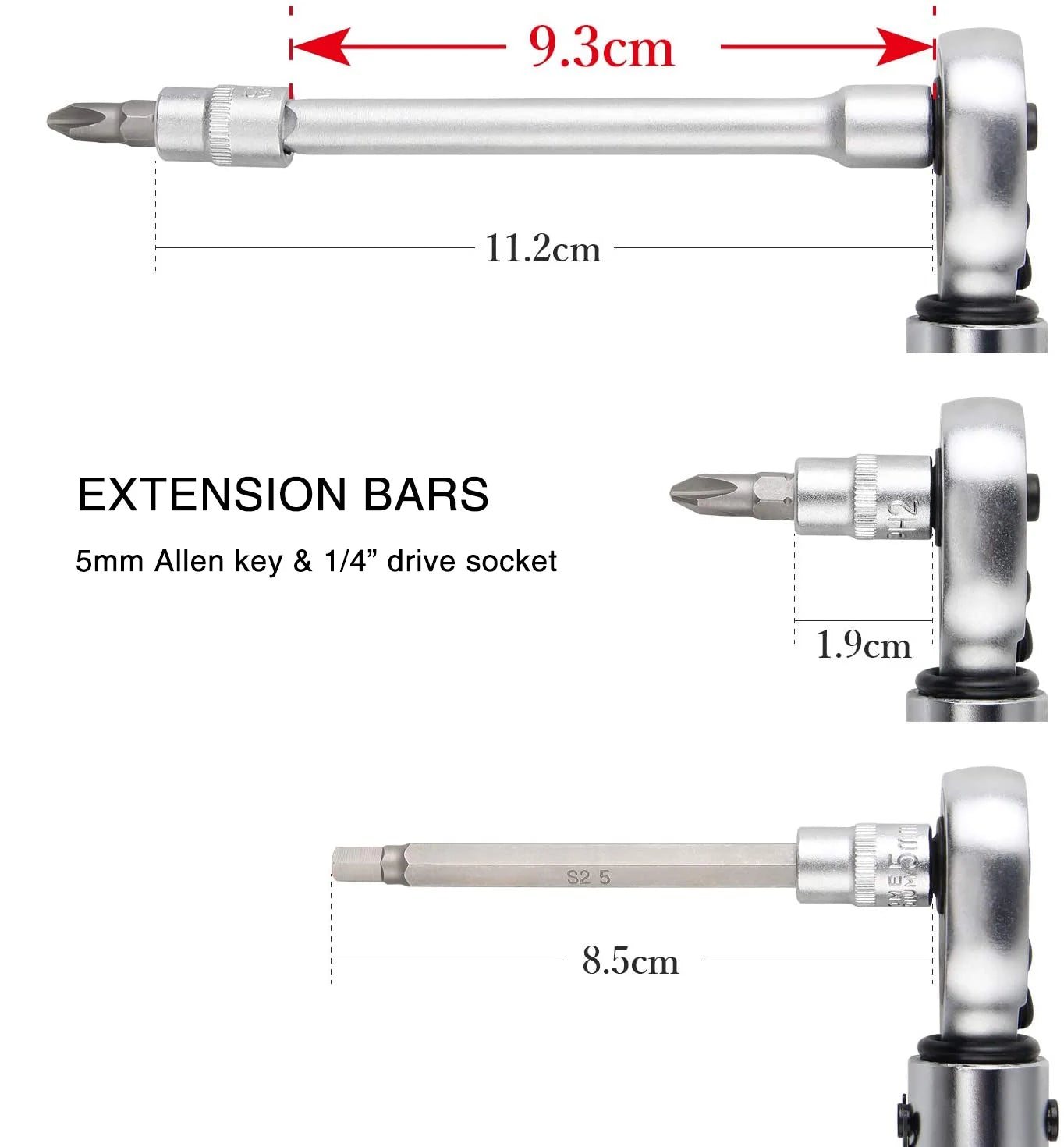 Fiets Ratel Momentsleutel Set, 1-25 NM, Multifunctionele Reparatiegereedschap