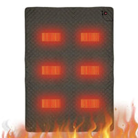 Electric Heating Blanket, 5V USB, 6 Heating Zones