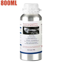 Headlight Restoration Kit, 800ML Liquid Polymer Repair Fluid, Chemical Polishing Kit