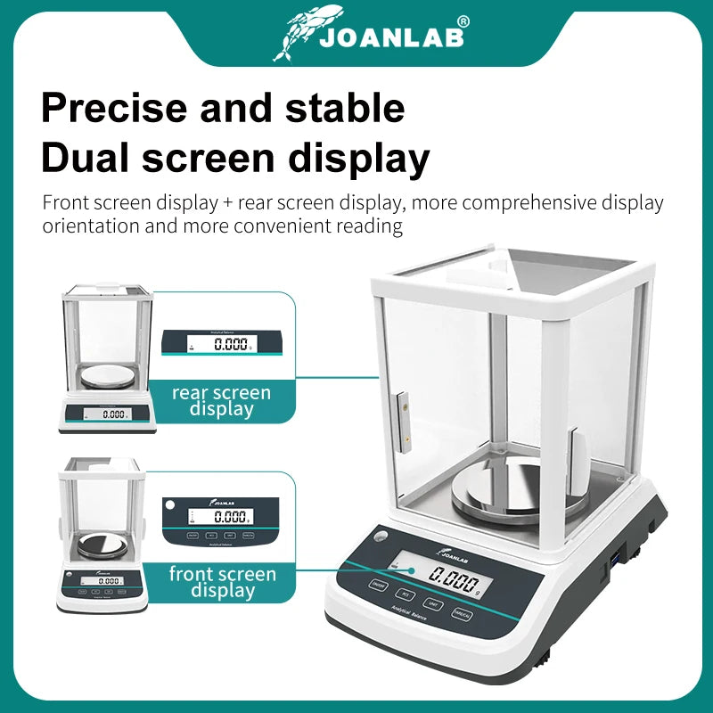 Laboratory Analytical Balance, Electronic Precision, 0001g Resolution