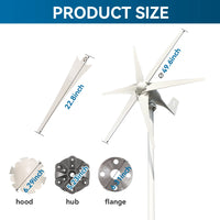 Windmühlen-Turbinengenerator, Lieferung innerhalb von 5 Tagen, MPPT-Laderegler