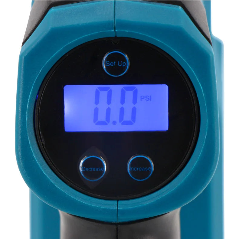 Cordless Air Pump, Digital Display, Rechargeable